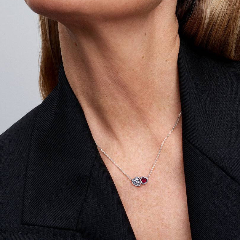 Double Heart Necklace