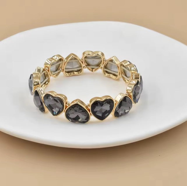 Gold Infinity Hearts Ring