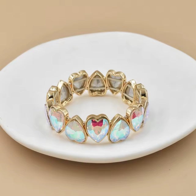 Gold Infinity Hearts Ring