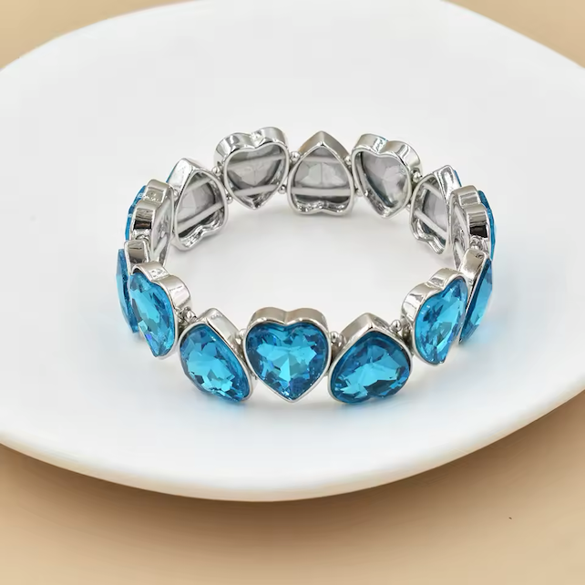 Silver Infinity Hearts Ring