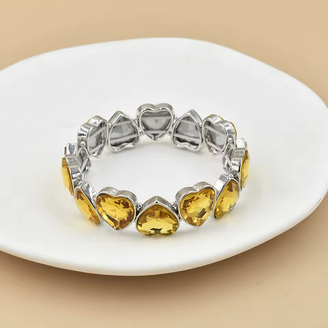 Silver Infinity Hearts Ring